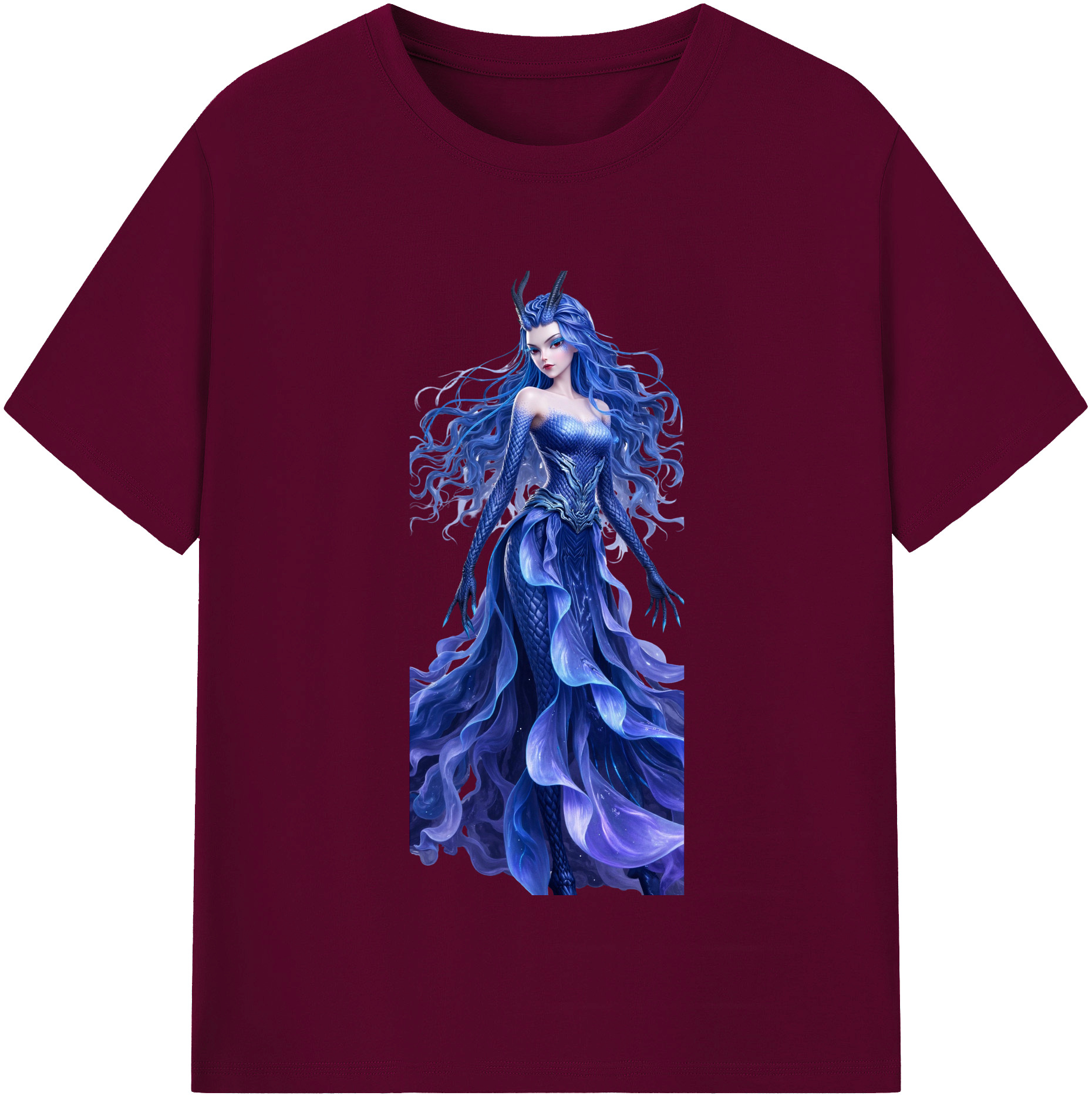 （画像用） Ne Zha 2 ナタ 魔童の大暴れ レディースカジュアルプリントTシャツ（綿100％）